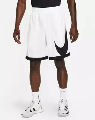 Nike Dri-Fit Mens Swoosh Shorts White Multi Size Sportswear Bottoms • $56.99