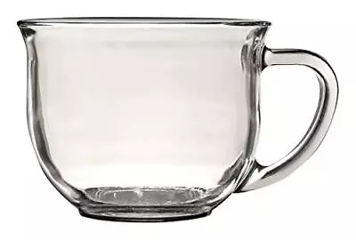 1 X Large Clear Coffee Tea Or Soup Mug 16 Oz • $12.90