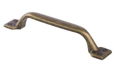 £3.50 • Buy D Handle Bronze Brass Antique Effect Pull 96mm Hole Centres Cupboard / Wardrobe