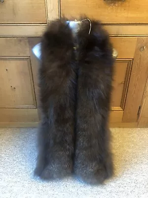 £59 • Buy New Design  100% Real Vintage Silver Fox Fur Stole Wrap