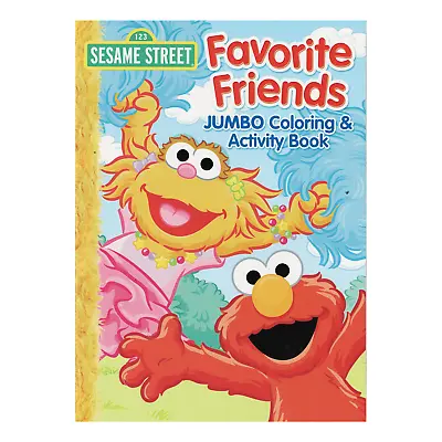 Sesame Street Favorite Friends Jumbo Coloring & Activity Book 64 Pages • $9.99