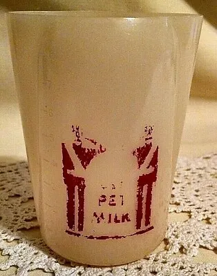 $13.99 • Buy Pet Milk Cup Plastic Child Measuring Spout My Pet Cup My Pet Milk Vintage 8 Oz*