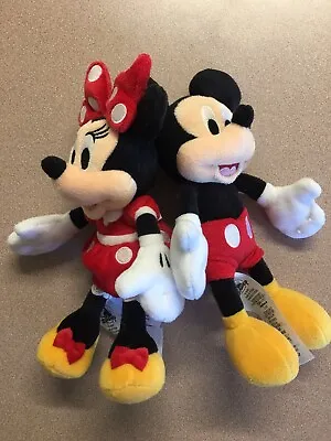 Disney Mickey And Minnie Mouse Plush Disney Parks NWT • $25