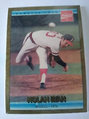 $1.99 • Buy 1992 Donruss Nolan Ryan Coca Cola Cards. SEALED Pack Contains Multiple Cards