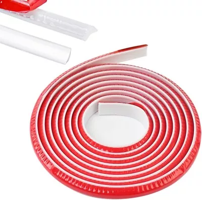 TPE Edging Strip Self Adhesive Quadrant Trim Flexible Moulding Trim Anti-Mold • £6.99