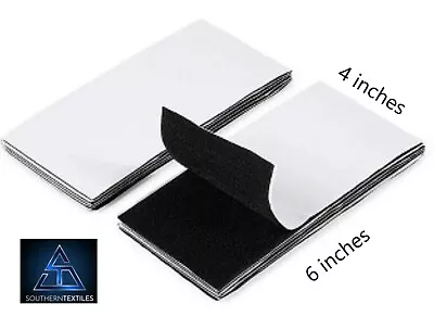 4 X 6-inch Hook And Loop Set Sew On Double-Sided Self Adhesive Mounting Sticky  • $9.99