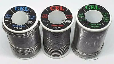 £1.49 • Buy CEL 60/40 Hobby Electronics Electric Soldering Solder Wire 0.7mm - 1.2mm Dia