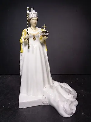 Coalport Diamond Jubilee Of Her Majesty Queen Elizabeth Ll Figurine • £59.99