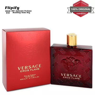 Versace Eros Flame Cologne 6.7 Oz EDP Spray For Men By Versace • $125.41