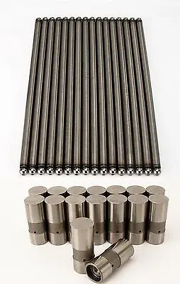 Chevy GM SBC V8 305 350 Push Rods Pushrods Lifters Kit Set 16 7.794  Non Roller • $76.99