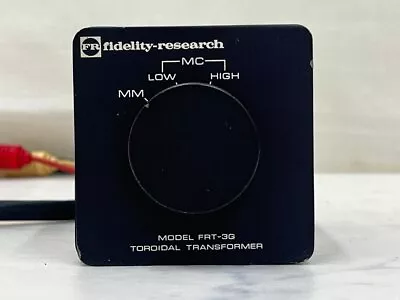 Fidelity-Research FRT-3G MC Cartridge Toroidal Transformer Step-up Used Tested • $274