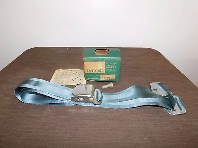 Vintage Car Auto Safety Seat Belt In Box 1965 Roberk Model 500r Blue • $349.99