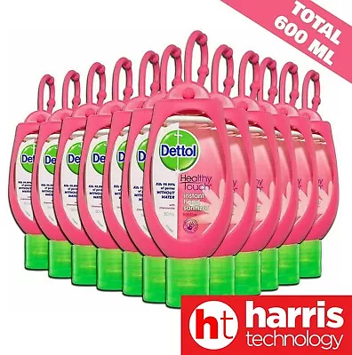 Dettol Instant Hand Sanitiser Soothe -Pink Clip 50ml Each - (12 Pcs/600mL) • $44.95