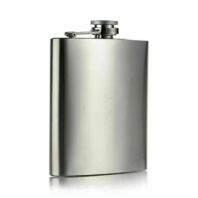 £3.95 • Buy Hip Flask Stainless Steel Whisky Alcohol Drink Pocket Gift Vodka Wine Bottle UK