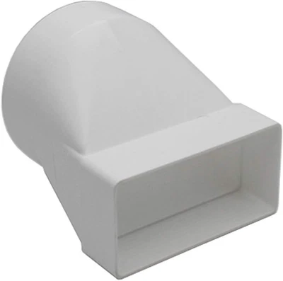£10.41 • Buy Kair Ducting Adaptor 110mm X 54mm To 100mm - 4 Inch Rectangular To Round Channel