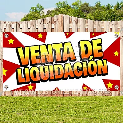 VENTA DE LIQUIDACIÓN Advertising Vinyl Banner Flag Sign Many Sizes USA SPANISH • $42.33