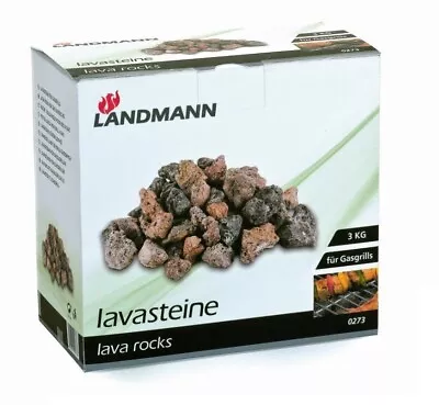 £12.32 • Buy Landmann 0273 3Kg Lava Rock Pack Gas Barbecues Replacement BBQ Camping