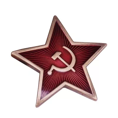 £2.99 • Buy Soviet Union Russia Red Star Hammer Sickle Communist WW2 Pin Badge FREE UK POST