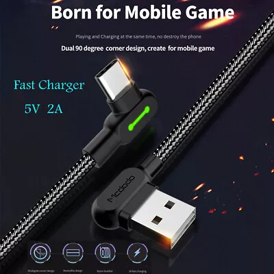 Universal Mcdodo Smart LED Auto Disconnect Type-C Sync Data Cable For Samsung • $17.99