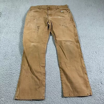 Vintage Y2K Dickies Mocha Brown Workwear Faded Carpenter Pants 32x30 Distress • $30