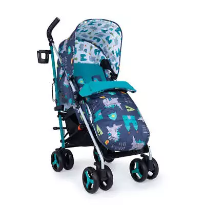 Cosatto Supa 3 Stroller Up To 25KG Lightweight Compact Folding Dragon Kingdom • £159.95