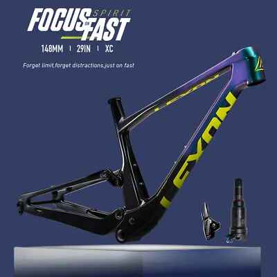 $1289.59 • Buy 29  Carbon Integrated Suspenion Boost MTB Frame Trail Trunnion Shock Bike Frame