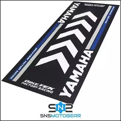 BikeTek Motorcycle Motorbike Workshop Bike Garage Mat - Yamaha 190cm X 80cm • $62.16