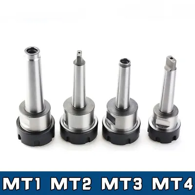 MT1 M6/MT2 M10/MT3 M12/MT4 M16 CNC Tool Holder Morse ER16 ER25 ER32 Collet Chuck • $82.23