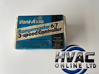 Vent Axia Rangemaster 6/7 3 Speed Controller - Surface Mount Vent-Axia 220-240V • £89.95