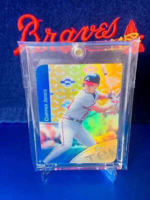 2000 TOPPS Tek Gold Refractor Die Cut Chipper Jones 3/10 Atlanta Braves RARE HOF • $525