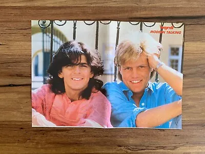 Michael J. Fox Modern Talking Vintage Turkish Magazine Gift Poster Superb Rare • $19.99