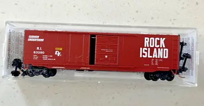 Micro-Trains N Scale Rock Island 50' Std Box Car 076 00 070 • $12.99