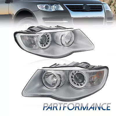 For 2008-2010 Volkswagen Touareg Halogen Headlights W/ Bulb Left & Right Side • $299.99