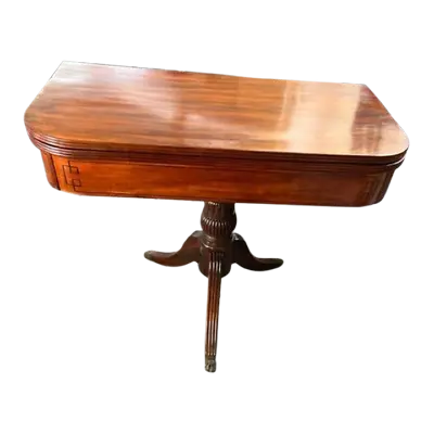 Antique Mahogany Game Table Regency Style • $920