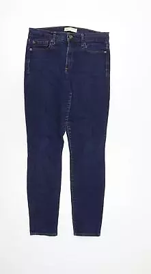 Gap Womens Blue Cotton Skinny Jeans Size 28 In Slim Zip • £10