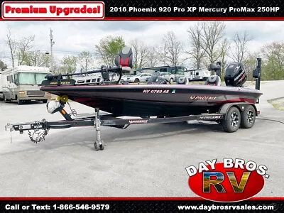 16 Phoenix Pro XP Series 920XP Sport Bass Fishing Boat SC OB Mercury ProMax 250 • $1