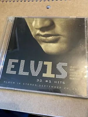 Elvis Presley 30 #1 Hits 5 Track Promo Sampler Cd From 2002 • $9.98