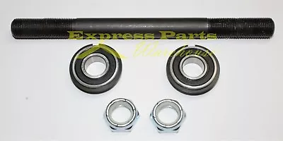 Vintage Mini Bike Axle Kit 8'' X 5/8'' With Bearings And Lock Nuts. USA!! • $17.95