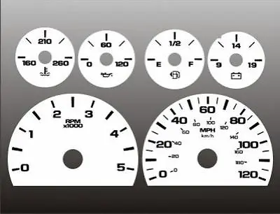 White Face Gauges For 2007-2014 Chevrolet Silverado DURAMAX DIESEL 07-08 • $27.99