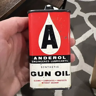 Vintage Anderol Oil Gun Tin • $55