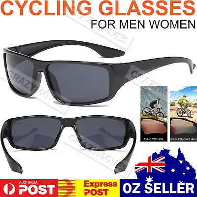 $9.99 • Buy New Style Square Frame Glasses Polarized Mens Womens Sunglasses Polarised VIC