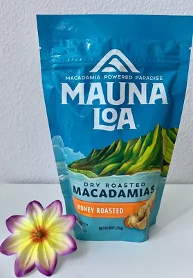 HAWAII MAUNA LOA Macadamias Nuts HONEY ROASTED 8 Oz • $15.75