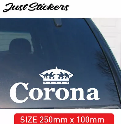 Corona Car Sticker Decal  Mancave Fridge Window • $14.50