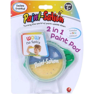 £6.49 • Buy Paint-Sation 2-in-1 Paint Pod - Blue & Yellow Anti-Gravity Washable Poster Paint