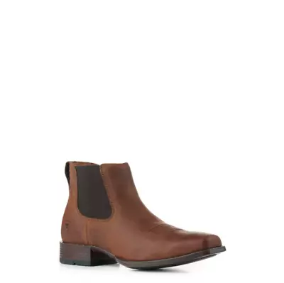 Men's Tan Square Toe Cowboy Boots-5 Day Delivery • $90