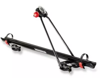 2 Used YAKIMA Upright LOCKJAW Bike Mount Roof Rack With Round Bar Mounts • $88