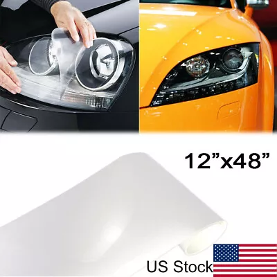 For Car Headlight Bumper Etc Transparen Anti-Scratch Protection Vinyl Film Sheet • $12.99