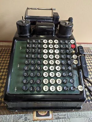 Vintage Burroughs Electric Adding Machine Early 1900's Runs Good Condition 30lbs • $44.95