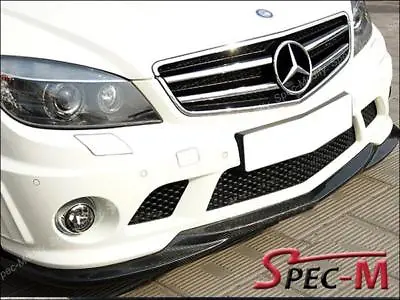 GodHand Carbon Fiber Front Bumper Lip For 08-11 W204 C63AMG C63 Only CF • $199.95