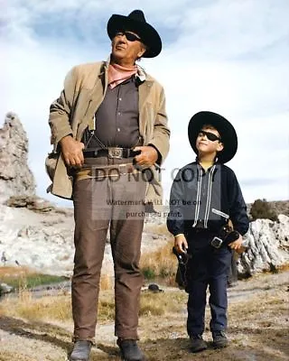 $7.98 • Buy John Wayne & Son Ethan On The Set Of  True Grit  - 8x10 Publicity Photo (cc653)